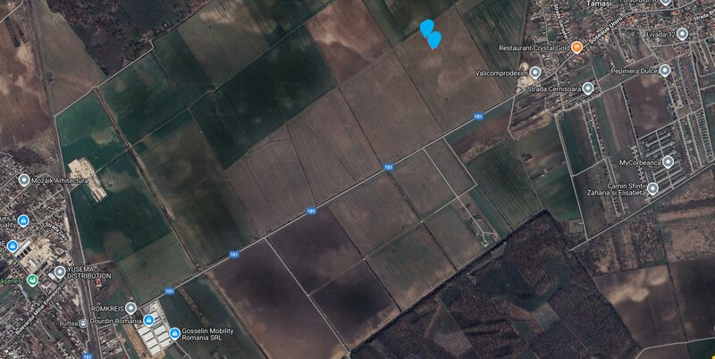 Buftea, teren intravilan 17500 mp.