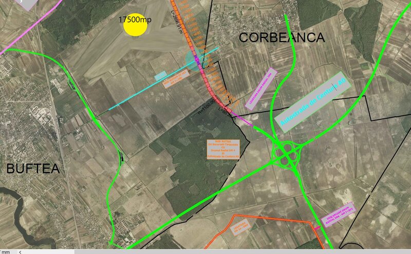 Buftea, teren intravilan 17500 mp.